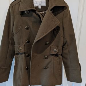 Jessica Simpson dark green winter coat